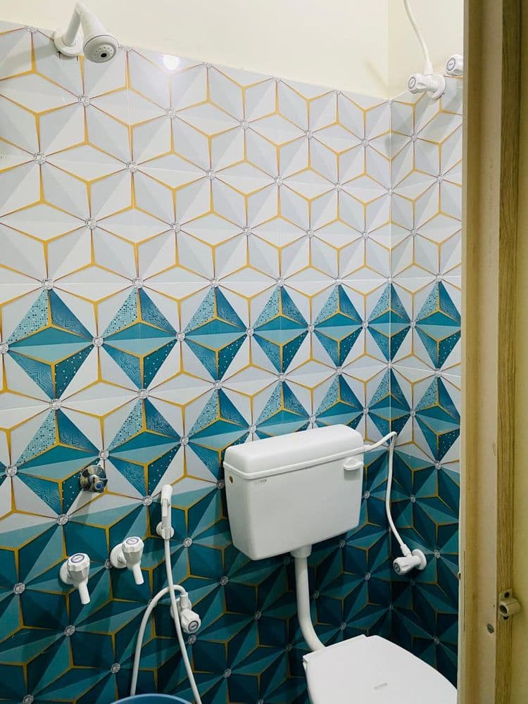 Single room attached bathroom