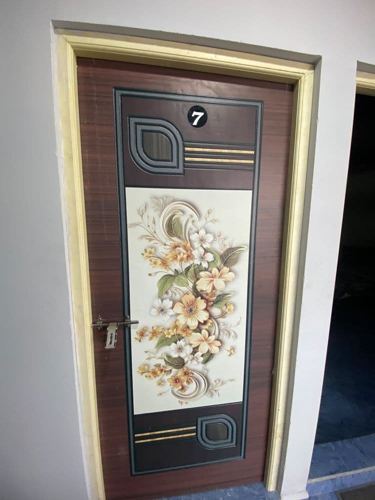 Twin bedroom entrance door