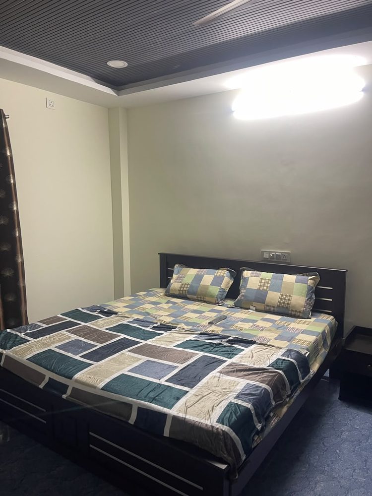 Bright non-AC room